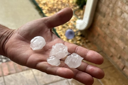 Storm damage roof inspection in Huntsville Alabama